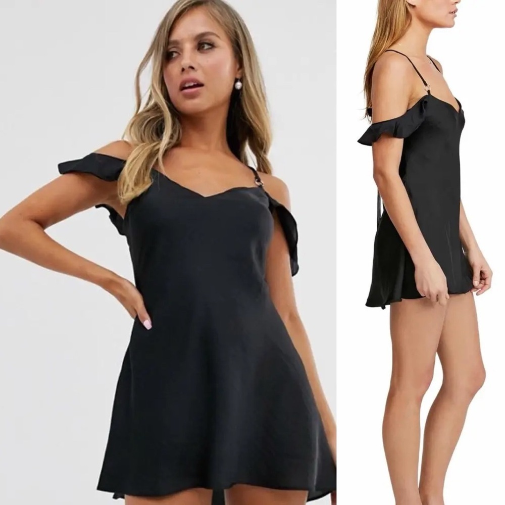 Free People Off-the-Shoulder Slip Dress